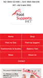 Mobile Screenshot of footsupportsintl.com